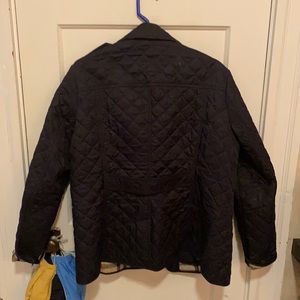 Black Diamond Quilted Burberry Jacket